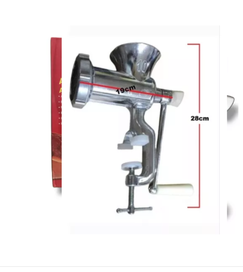 Comprar Molino De Carne En Aluminio Jcw 102 en Electroshopy - Ángulo 3